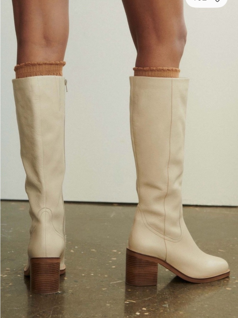 Seychelles Itinerary Knee-High Leather Boots from Anthropologie, Size 7
